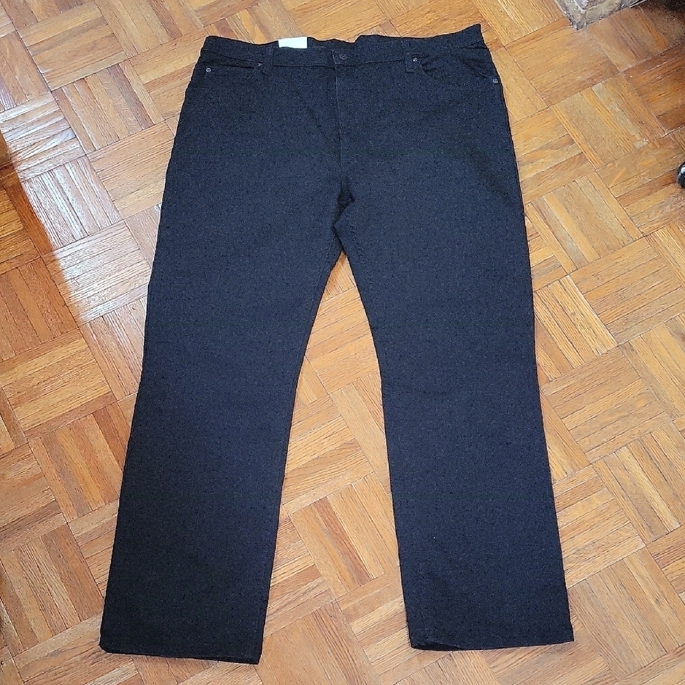 Dickies Straight Leg Flex 5 Pocket Regular Fit Black Denim Jeans Size 40x32 NWT